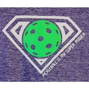 Pickleball Is My Super Power Champion Brand T-Shirt Sz XS